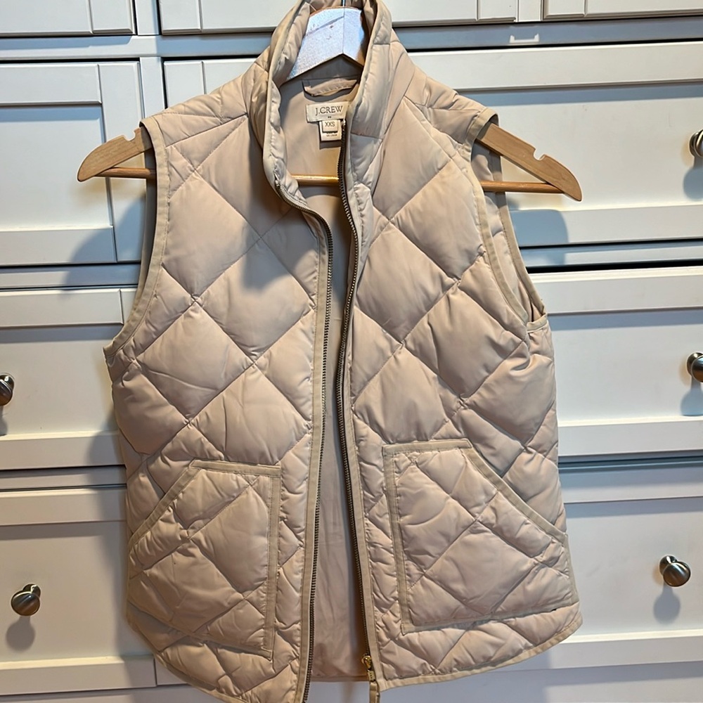 J crew quilted vest